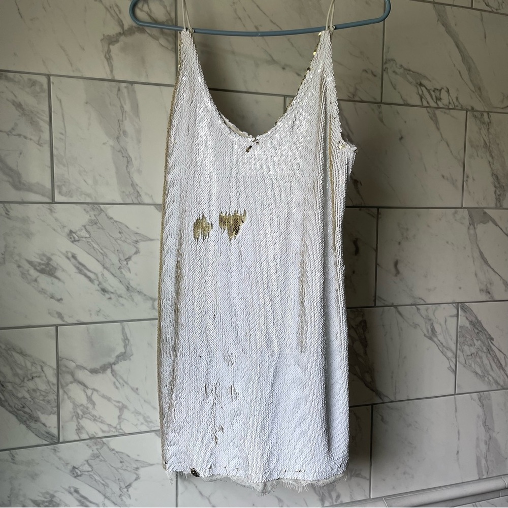✨ Free People Sequin Color-Changing Mini Dress